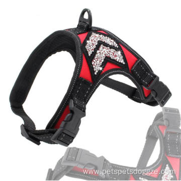 Eco-friendly high quality reflective canvas dog harness